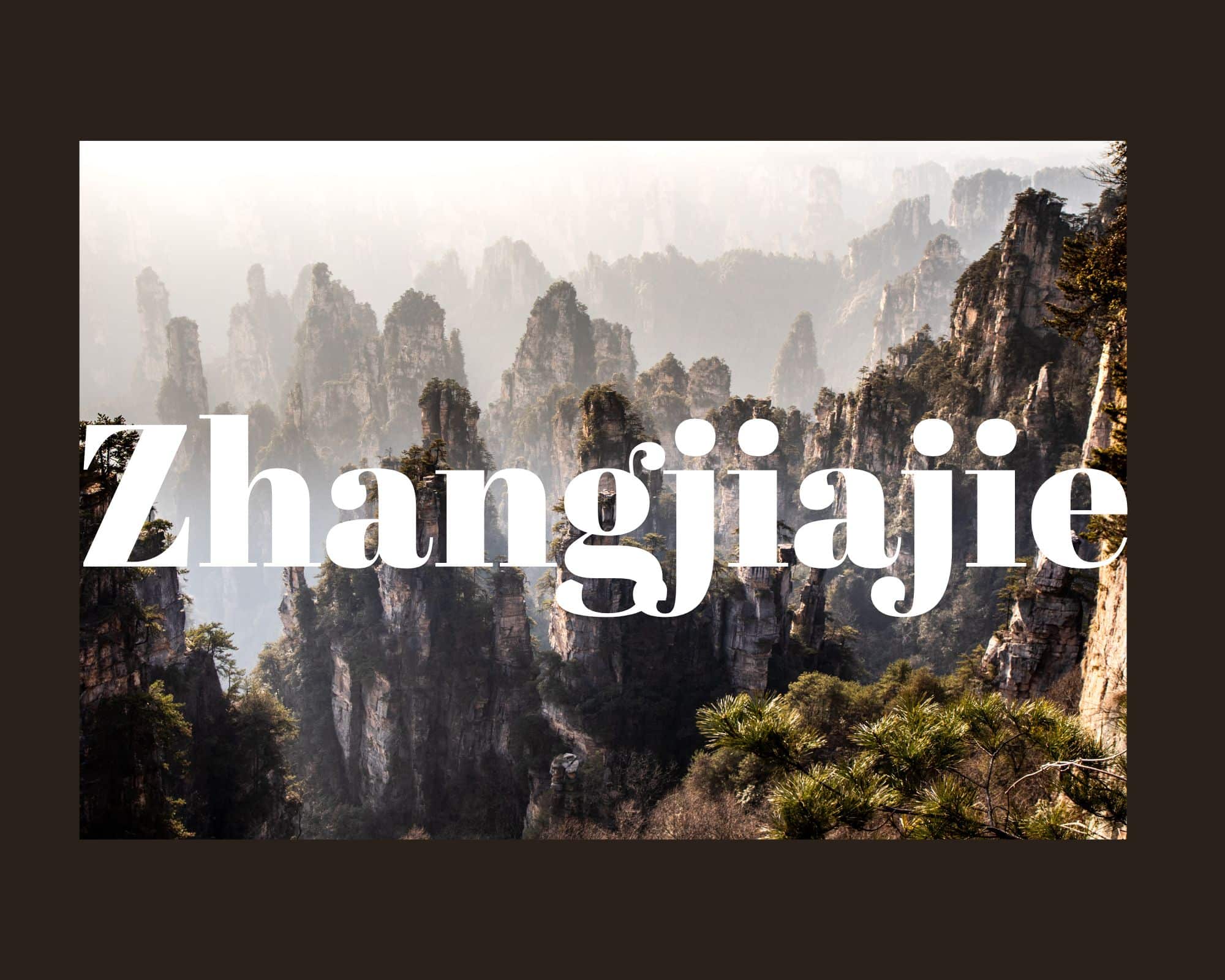 zhangjiajie - chine